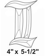 BLL -Exquisite Bevel Cluster Letter L