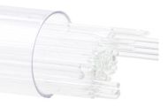 BU110107-Bullseye Glass Stringers 1mm Clear 90 COE