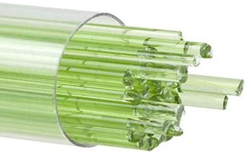 BU112672- Bullseye Glass Stringers 2mm Chartreuse Transparent 90 COE