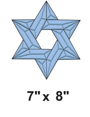 COEC210-Exquisite Cluster Color Star of David