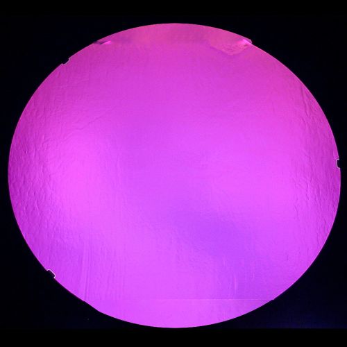 DC855A-CBS Thin Dichroic Magenta On Black 16"x19" - 90 COE