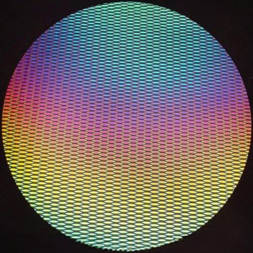 DC942C-CBS Thin Dichroic Rainbow 1 On Clear Marquis 4"x4.75" - 90 COE