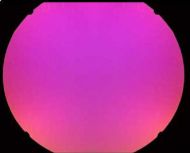 DC654B-CBS Thin Dichroic Magenta On Black 8"x9"- 96 COE