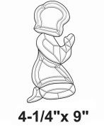 EC147-Exquisite Cluster Praying Child