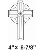 EC153-Exquisite Cluster Celtic Cross