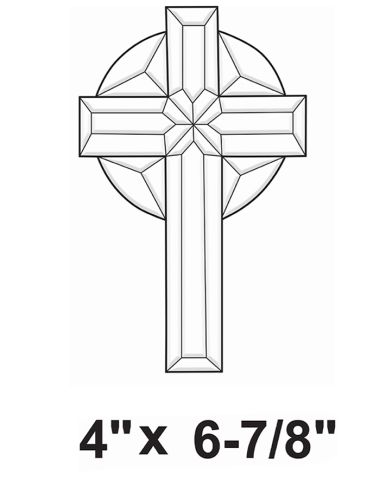 EC153-Exquisite Cluster Celtic Cross