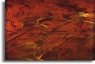 RSF3196-Random Size Dark Amber/White Wispy 96 COE
