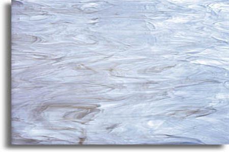 RSF3852 - Random Size White Swirled/Light Gray Opal 96 COE