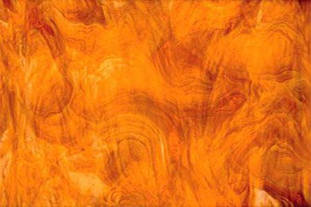 RSF3172- Random Size Medium Amber/White 96 COE